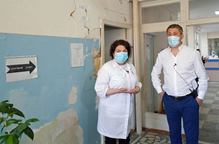 В Кушнаренковском районе приведут в порядок центральную районную больницу