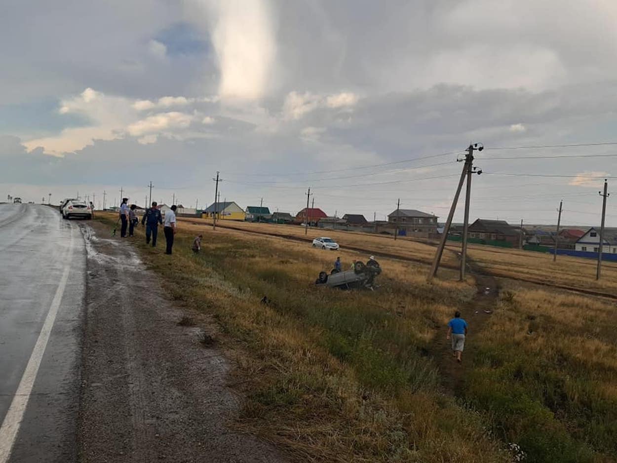 Смертельная авария в Хайбуллинском районе: в опрокинувшейся машине погибла мать водителя