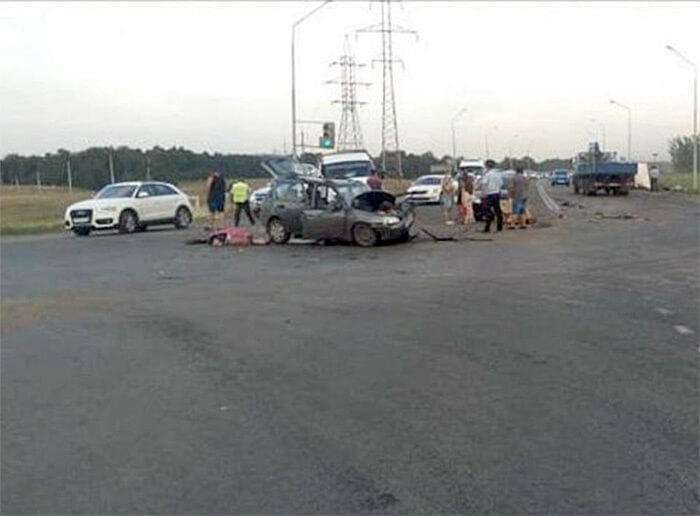Массовая авария под Уфой: в ДТП с участием трех автомобилей погибла женщина | видео