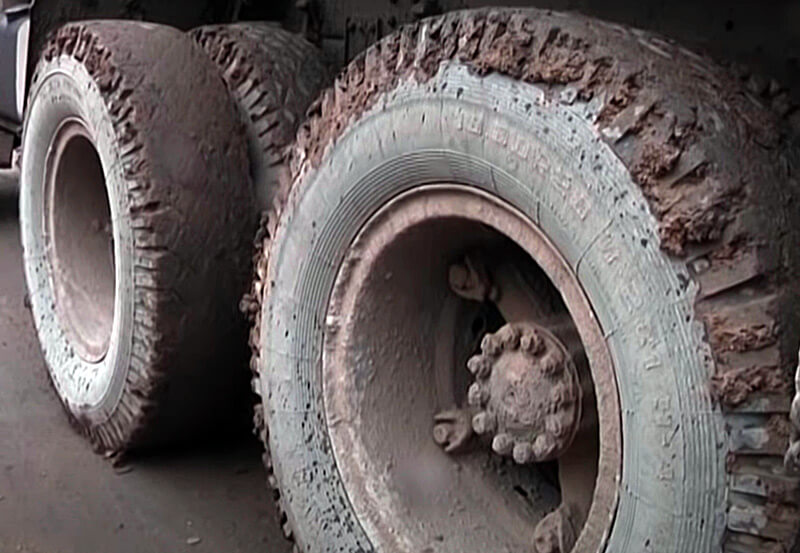 В Башкирии начали действовать штрафы за грязные колеса