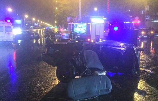 В Уфе молодые водители попали в аварию, пострадали 5 человек