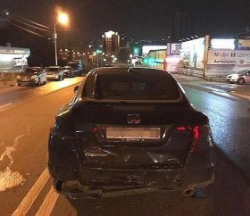 Авария в Уфе: пьяный водитель «ВАЗ-2114» врезался в попутный Honda Crosstour
