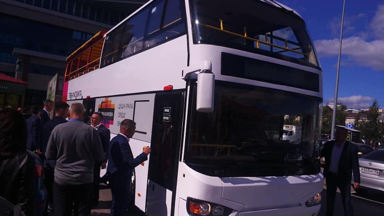 В Уфе тестируют двухэтажные экскурсионные автобусы
