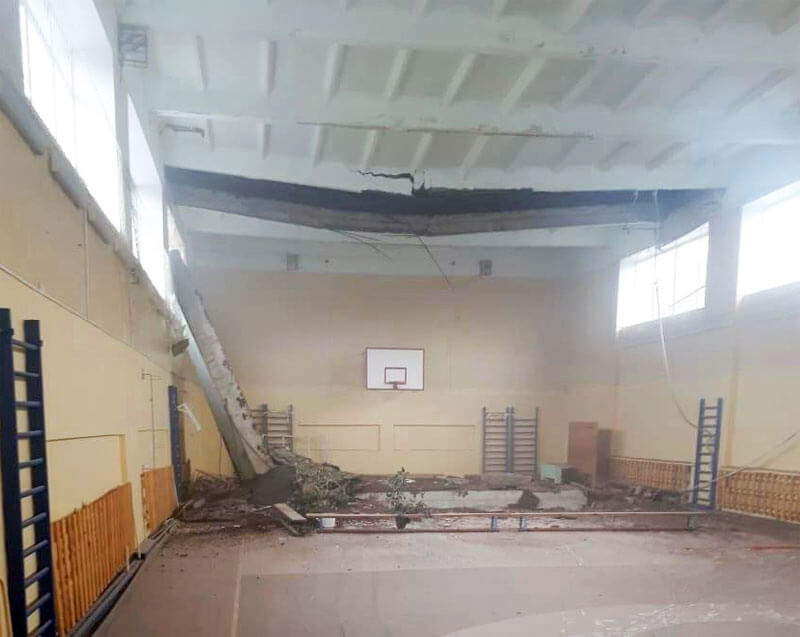 В Стерлитамаке обрушилась крыша школы № 7, начата проверка