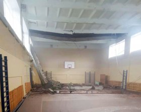 В школе Стерлитамака, где обрушился потолок, снесли спортзал
