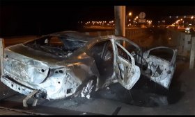 Авария в Чишминском районе: 32-летний мужчина сгорел в своем автомобиле | видео