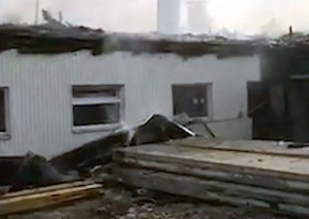 Пожар в Туймазинском районе: в поселке Верхние Бишинды загорелась ферма | видео