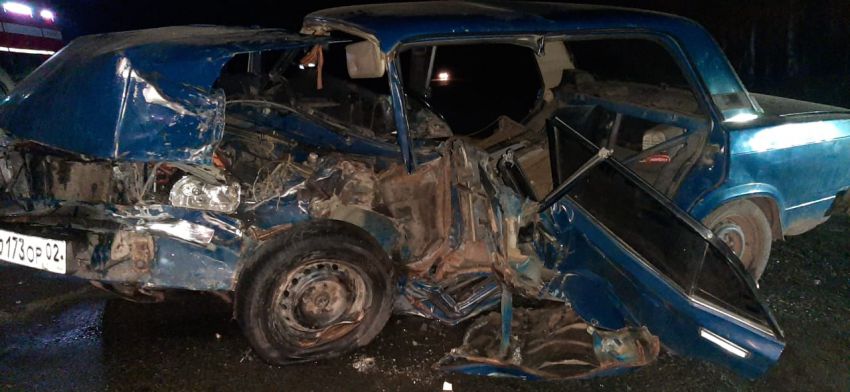Авария в Баймакском районе: столкнулись «ВАЗ-2107» и «Лада Гранта», погиб один из водителей
