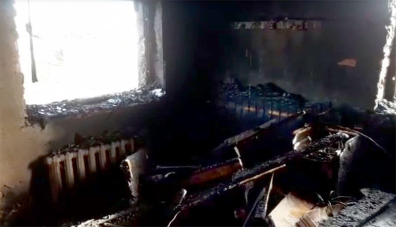 Под Уфой в пожаре погибли три человека, в том числе 5-летний малыш | видео