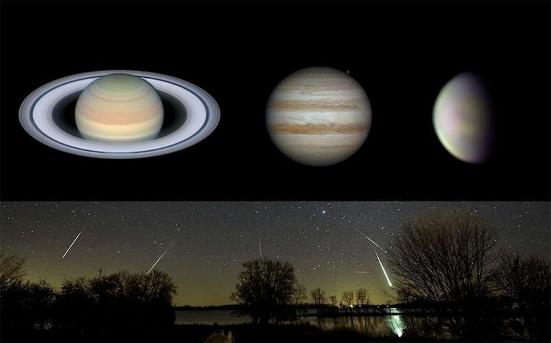 Жители Башкирии смогут увидеть сближение Сатурна, Юпитера и Луны