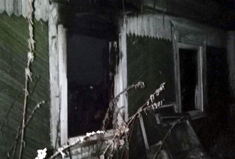 В Белебеевском районе в собственном доме сгорел пожилой мужчина