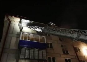В Белорецке произошел пожар в пятиэтажке, погибла женщина
