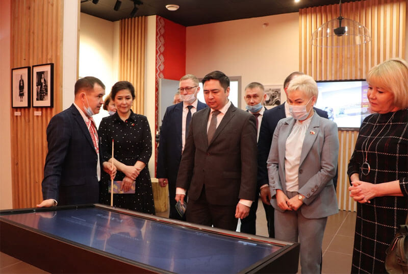 В Мишкинском районе состоялось открытие обновленного здания марийского историко-культурного центра