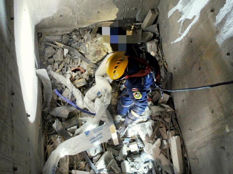 В Уфе рабочий погиб в шахте лифта строящегося дома