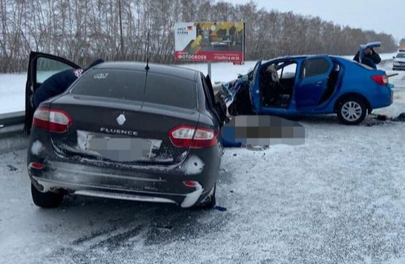 Авария в Кумертау: столкнулись «Renault Logan» и «Renault Fluence», погиб пассажир