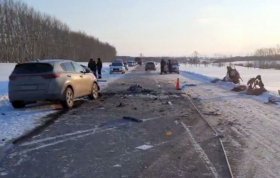 Авария в Шаранском районе: столкнулись "Kia Cerato" и "Kia Sportage", погибла пассажирка