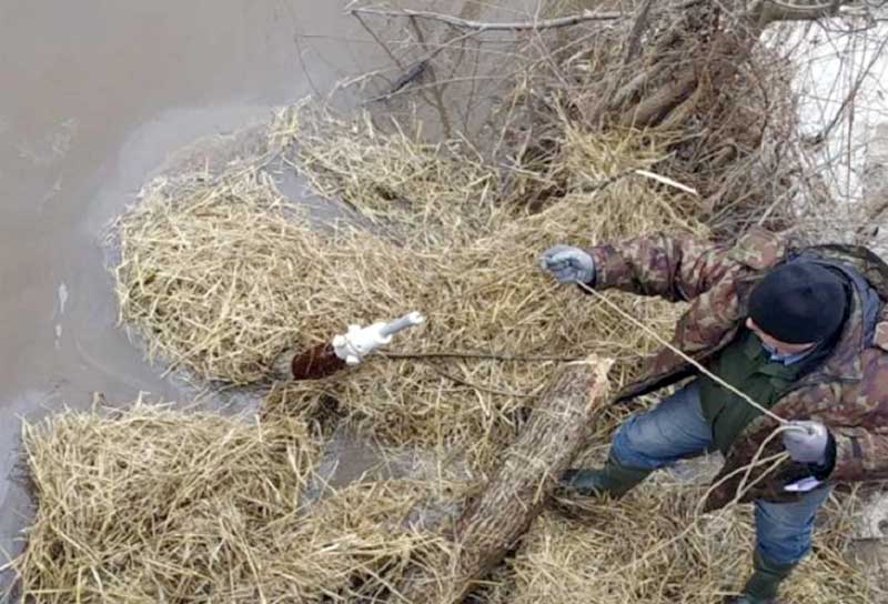 В Балтачевском районе в местной реке обнаружили следы нефтепродуктов