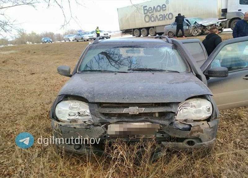 Авария в Альшеевском районе: лоб в лоб столкнулись «Лада Приора» и Chevrolet Niva