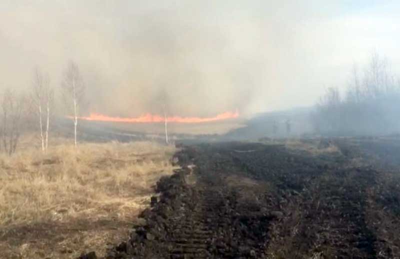 В Туймазинском районе за сутки зафиксировали 9 пожаров