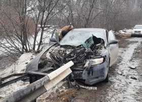 Авария в Белорецком районе: сотрудник полиции не справился с управлением