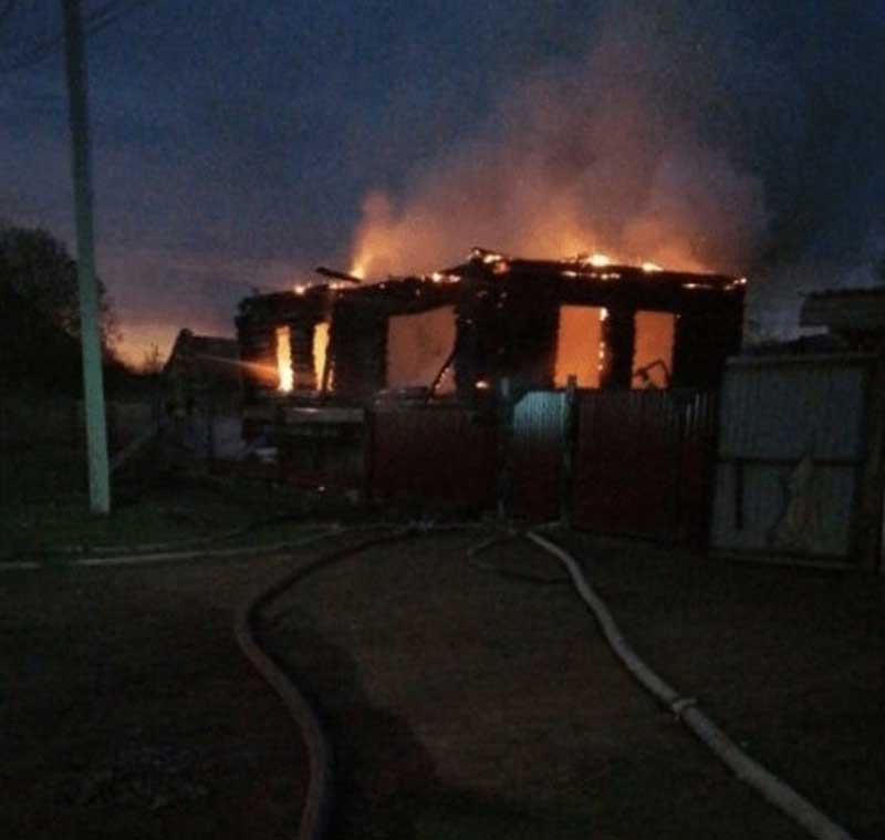 В Бакалинском районе во время пожара погиб мужчина