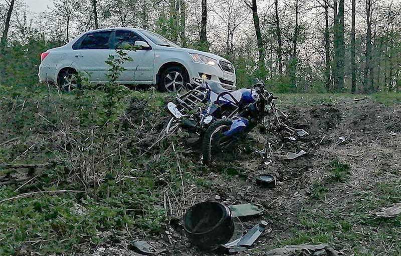 Авария в Уфе: пьяный водитель ВАЗ 2114 сбил подростков на мопеде