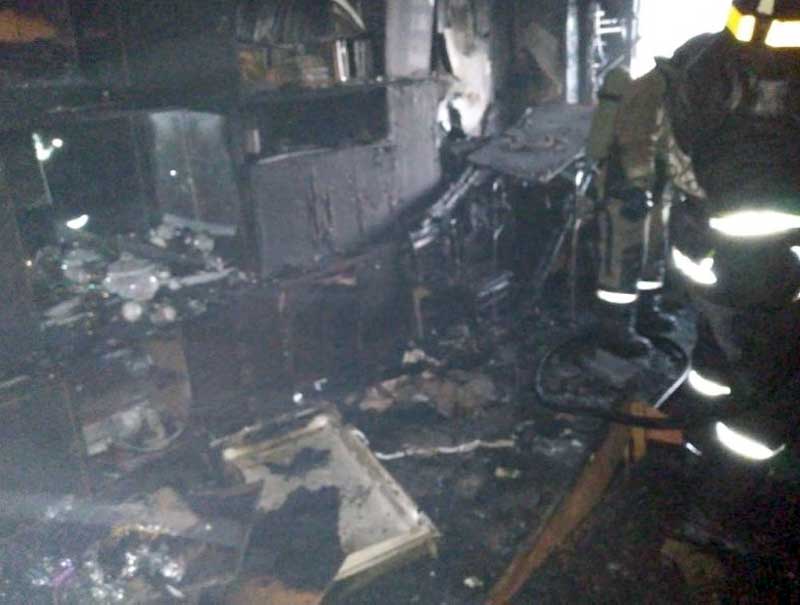 В Салавате, во время пожара на 5 этаже дома, погиб мужчина