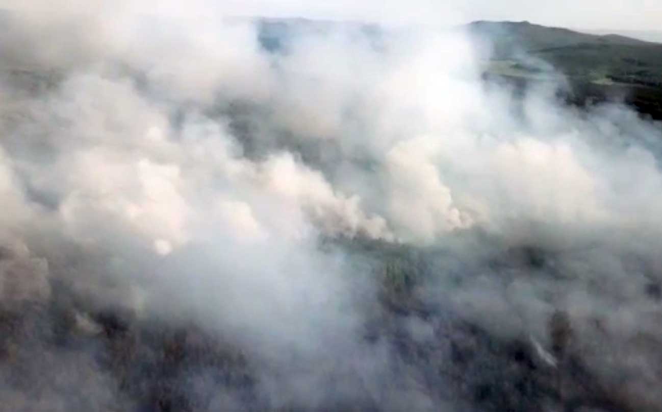 В Башкирии продолжают гореть два лесных пожара