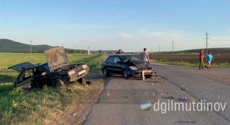 Авария в Дуванском районе: водитель за рулём ВАЗ-2109 совершил столкновение с попутным "Mitsubishi Lancer"