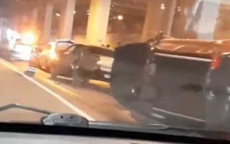 В Уфе в тоннеле по проспекту Салавата Юлаева произошли сразу две аварии | видео