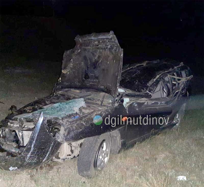 В Башкирии водитель "Hyundai Santa Fe" погиб, опрокинувшись в кювет