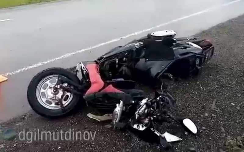 В Башкирии погиб скутерист, столкнувшись с автомобилем "Ока"