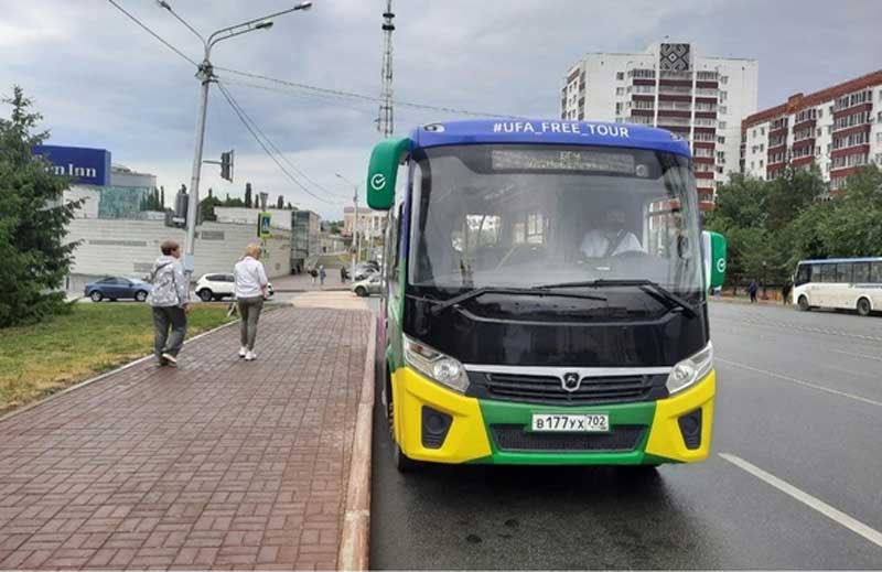 В Уфе запустили бесплатный туристический автобус по набережной реки Белой