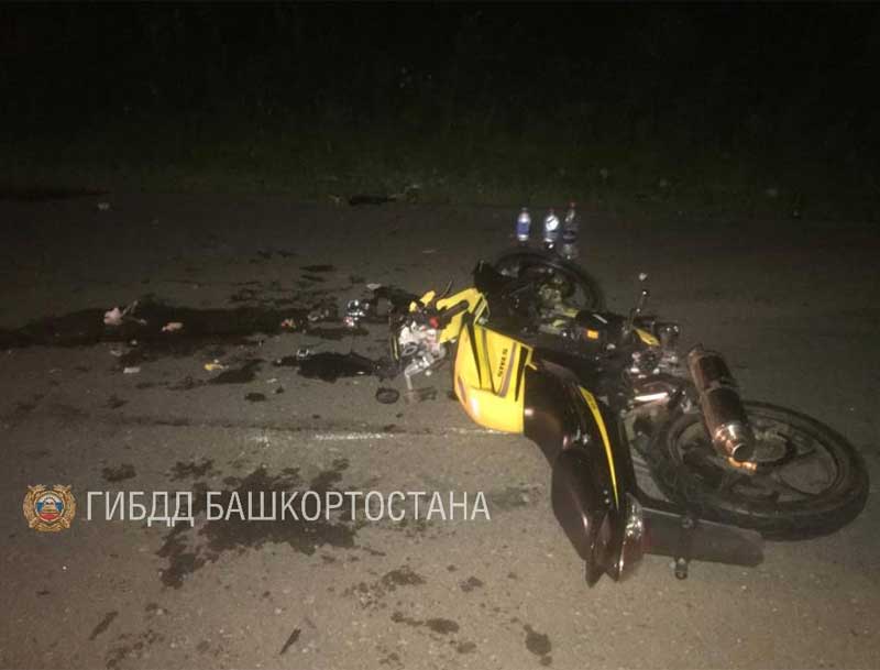 ДТП в Караидельском районе Башкирии: водитель мопеда насмерть сбил корову