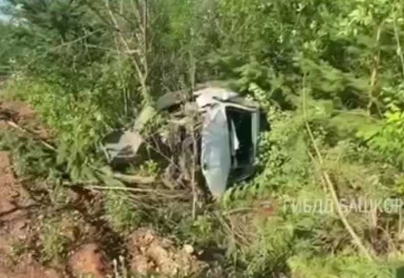 Авария в Давлекановском районе: водитель "Kia Rio" погиб, опрокинувшись в кювет