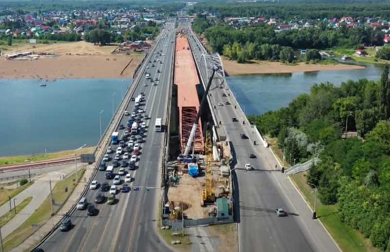 В Уфе мост через реку Белая планируют открыть в октябре 2021 года