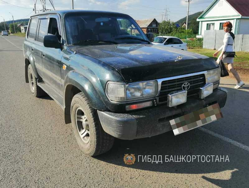 ДТП в Белорецке: водитель за рулём "Toyota Land Cruiser" наехал на 6-летнего мальчика