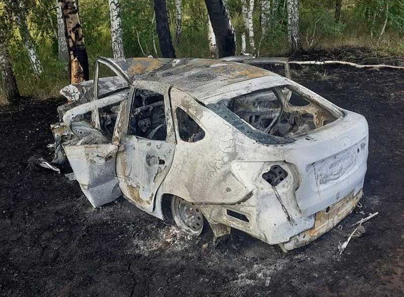 Авария в Миякинском районе Башкирии: автомобиль загорелся после наезда на дерево, погиб водитель