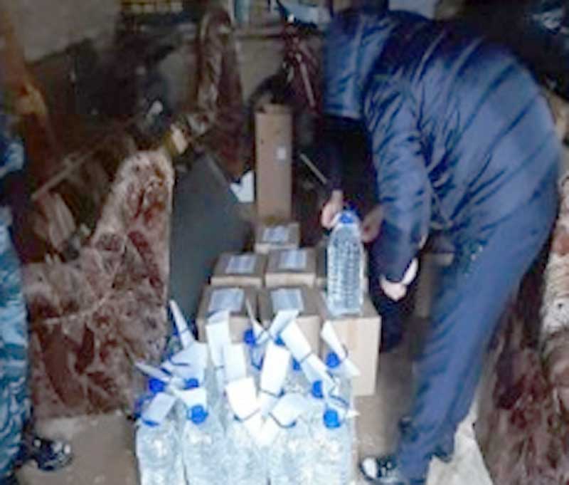 В Дюртюлинском районе полицейские изъяли рекордное количество поддельного алкоголя