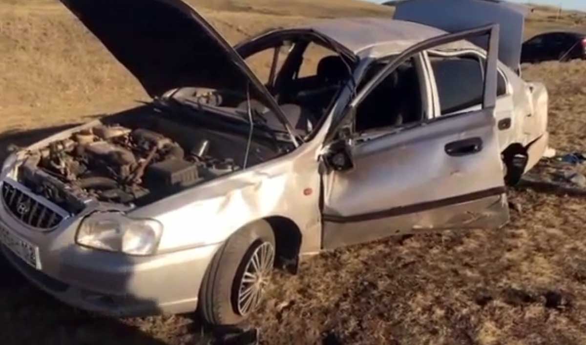 В Куюргазинском районе Башкирии в опрокинувшемся авто погибла пассажирка