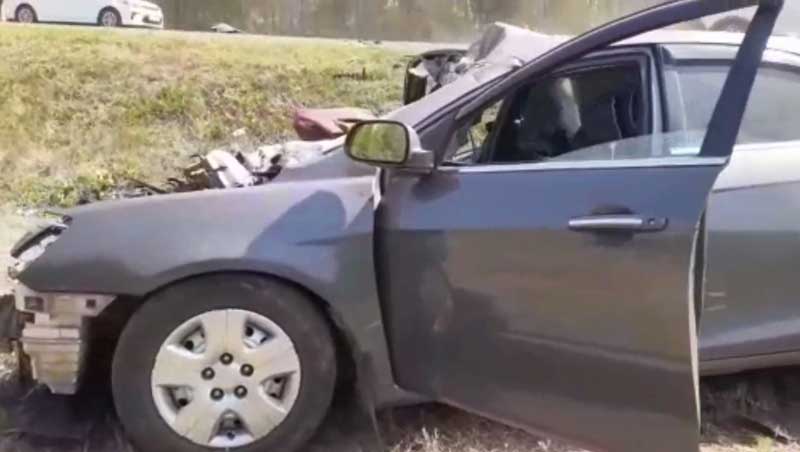 Авария в Чишминском районе Башкирии: погиб водитель "Geelly", столкнувшись со встречным КамАЗом