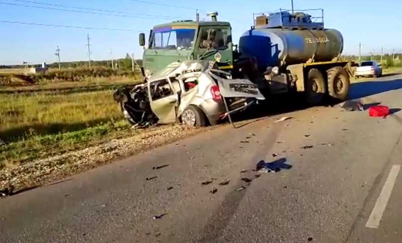 Смертельная авария в Краснокамском районе:  погиб водитель "Renault Duster"