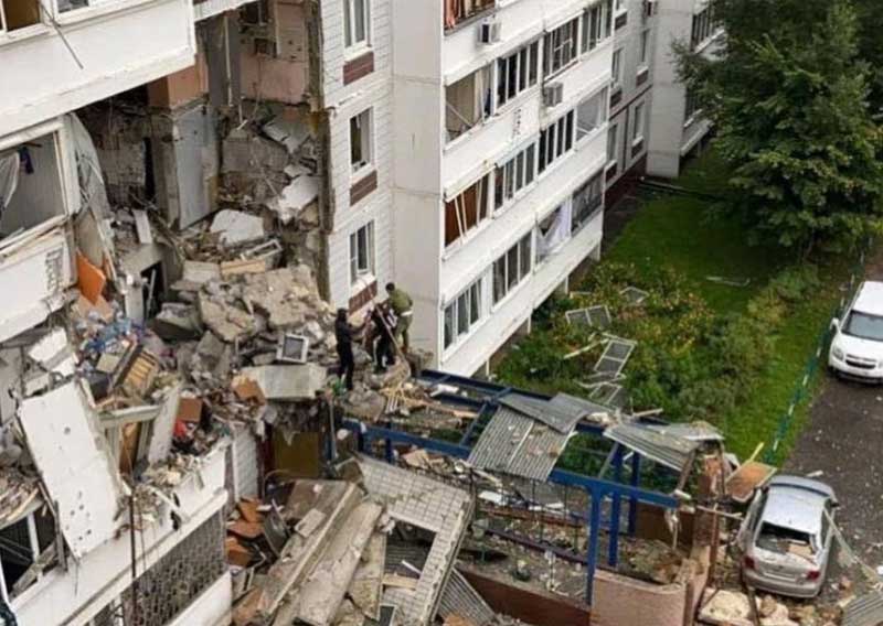 Взрыв газа в Подмосковье: в Ногинске утечка газа привела к разрушению трех этажей дома