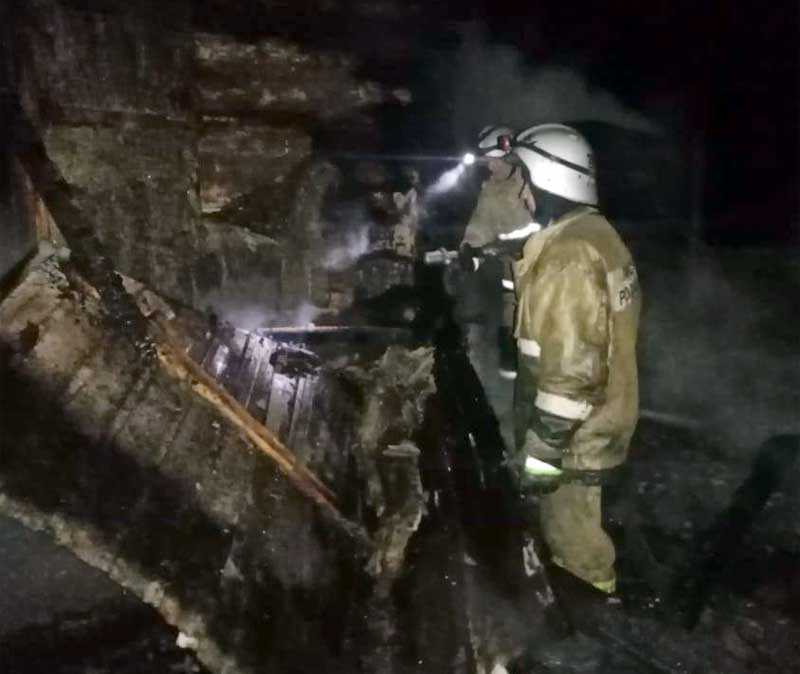 В Башкирии в страшном пожаре погибли 2 человека