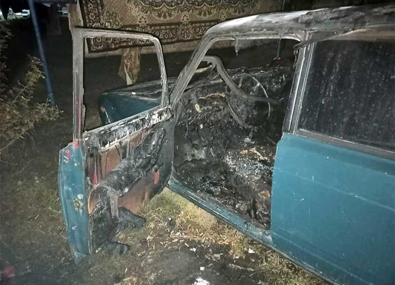 В Башкирии водитель получил 80% ожогов в загоревшемся автомобиле