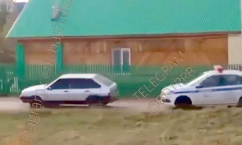 В Башкирии инспекторам ГИБДД пришлось стрелять, чтобы остановить молодого водителя