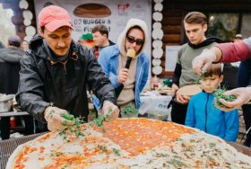В Башкирии приготовили самую большую на Урале пиццу