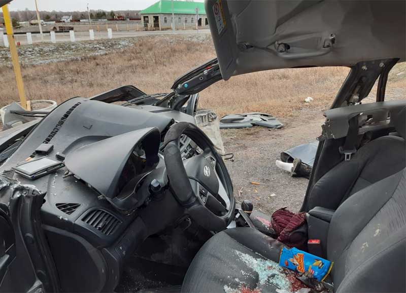 В Башкирии в аварии с грузовиком погибла молодая девушка