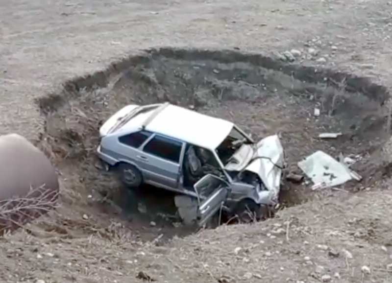 В Башкирии погиб водитель ВАЗ-2114, вылетев с дороги в яму