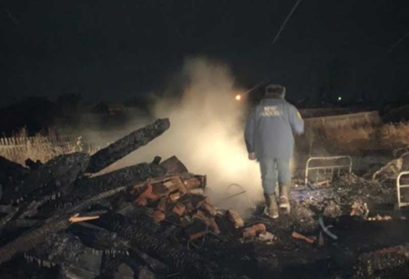 В Башкирии произошел пожар в фермерском хозяйстве, погиб человек